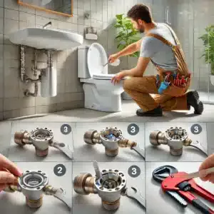 Étapes Détaillées pour Remplacer le Robinet d'Arrêt des Toilettes