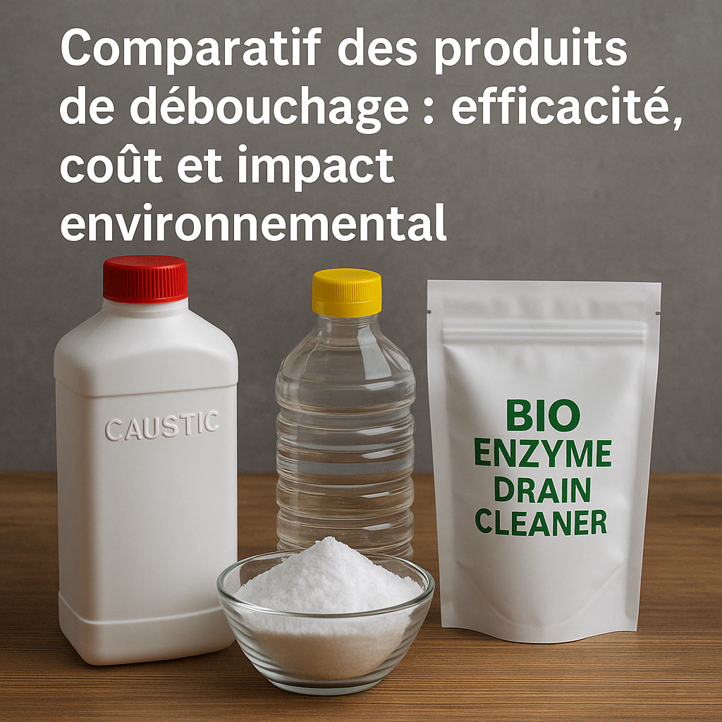 Comparatif des produits de débouchage
