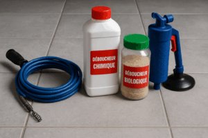 methode de debouchage chimique, mecanique, biologique