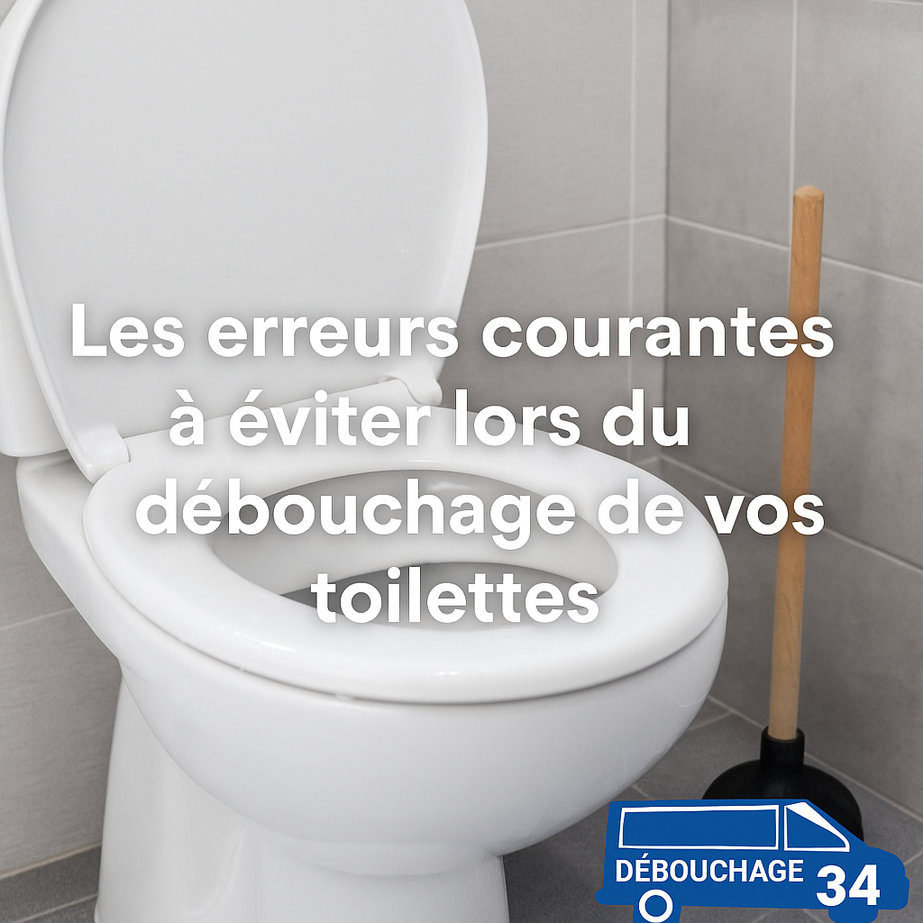 Erreurs à éviter pour déboucher vos toilettes efficacement
