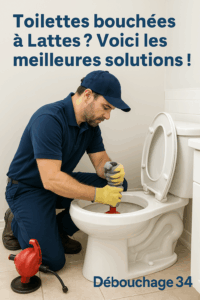 Toilettes bouchées à Lattes