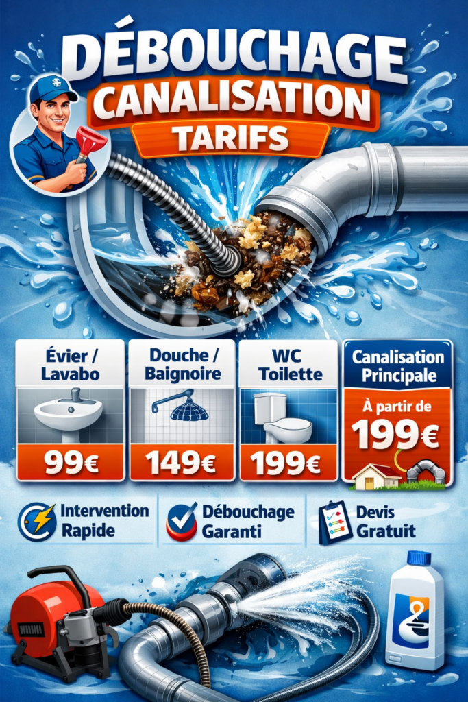 Débouchage Canalisation à Montpellier Prix