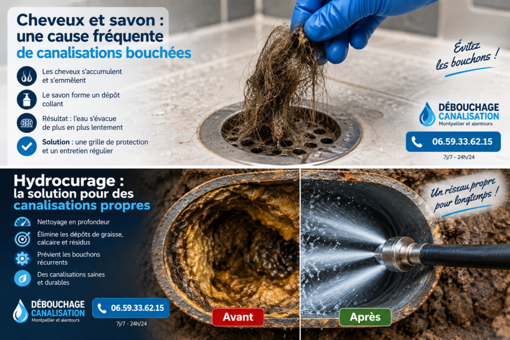 canalisations bouchées régulièrement